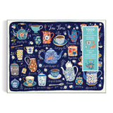 Tea Time - Christine De Carvalho | Galison | 1000 Pieces | Jigsaw Puzzle - Puzzles +