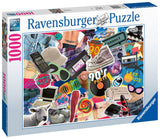 The 90's | Ravensburger | 1000 Pieces | Jigsaw Puzzle - Puzzles +