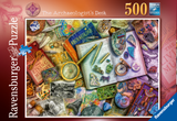 The Archaeologists Desk - Aimee Stewart | Ravensburger | 500 Pieces | Jigsaw Puzzle - Puzzles +