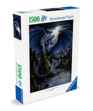 The Black and Blue Dragon | Ravensburger | 1500 Pieces | Jigsaw Puzzle - Puzzles +