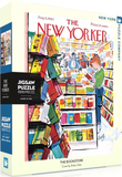 The Bookstore - Arthur Getz | New York Puzzle Company | 1000 Pieces | Jigsaw Puzzle - Puzzles +