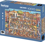 The Bookstore | Botop Blackcard | 1000 Pieces | Jigsaw Puzzle - Puzzles +