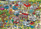 The Campsite - Holiday Resort 1 | Ray's Comic Series | Ravensburger | 1000 Pieces | Jigsaw Puzzle - Puzzles +