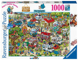 The Campsite - Holiday Resort 1 | Ray's Comic Series | Ravensburger | 1000 Pieces | Jigsaw Puzzle - Puzzles +