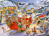 The Christmas Market & Santa's Christmas Supper | Christmas Collection No. 1 | Ravensburger | 2 X 500 Pieces | Jigsaw Puzzle - Puzzles +