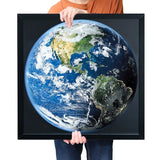 The Earth | Botop Blackcard | 1000 Pieces | Circular Jigsaw Puzzle - Puzzles +