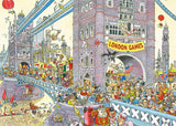 The Final Hurdle! - Mystery No.8 | Wasgij? Retro | Jumbo | 1000 Pieces | Jigsaw Puzzle - Puzzles +