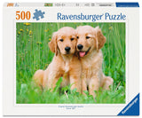 The Golden Retriever Brothers | Ravensburger | 500 Pieces | Jigsaw Puzzle - Puzzles +