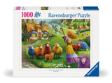 The Happy Sheep Yarn Shop | Ravensburger | 1000 Pieces | Jigsaw Puzzle - Puzzles +