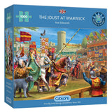 The Joust At Warwick - Mat Edwards | Gibsons | 1000 Pieces | Jigsaw Puzzle - Puzzles +