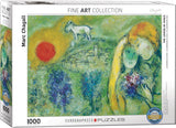 The Lovers of Venice - Marc Chagall | Fine Art Collection | Eurographics | 1000 Pieces | Jigsaw Puzzle - Puzzles +