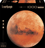 The Mars | Botop Blackcard | 1000 Pieces | Circular Jigsaw Puzzle - Puzzles +