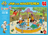 The Merry-go-round | Junior No.8 | Jan van Haasteren | Jumbo | 240 Pieces | Jigsaw Puzzle - Puzzles +