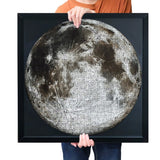 The Moon | Botop Blackcard | 1000 Pieces | Circular Jigsaw Puzzle - Puzzles +