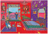 The Red Bedroom - Murat Mizrahi | Magnolia | 1000 Pieces | Jigsaw Puzzle - Puzzles +
