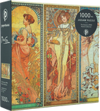 The Seasons - Mucha Collection | Paperblanks | 1000 Pieces | Jigsaw Puzzle - Puzzles +