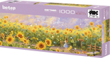 The Summer Of Sunflowers | Botop Blackcard | 1000 Pieces | Panorama Jigsaw Puzzle - Puzzles +