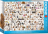 The World Of Dogs | Eurographics | 2000 Pieces | Jigsaw Puzzle - Puzzles +