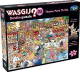Theme Park Thrills! - Destiny No.23 | Wasgij? | Holdson | 1000 Pieces | Jigsaw Puzzle - Puzzles +
