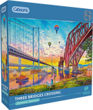 Three Bridges Crossing - Dominic Davison | Gibsons | 1000 Pieces | Jigsaw Puzzle - Puzzles +