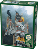 Totem Pole In The Mist - Terry Isaac | Cobble Hill | 1000 Pieces | Jigsaw Puzzle - Puzzles +