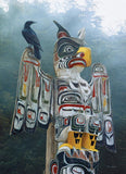 Totem Pole In The Mist - Terry Isaac | Cobble Hill | 1000 Pieces | Jigsaw Puzzle - Puzzles +