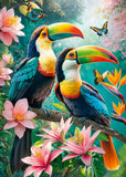 Toucans' Paradise | CherryPazzi | 1000 Pieces | Jigsaw Puzzle - Puzzles +