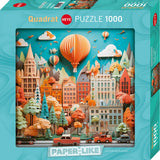 Townscape - Paper-Like | Viktor Gavriloski | Heye | 1000 Pieces | Jigsaw Puzzle - Puzzles +