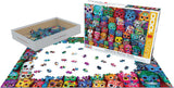 Traditional Mexican Skulls | Colours Of The World | Eurographics | 1000 Pieces | Jigsaw Puzzle - Puzzles +
