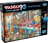 Trouble Brewing! - Mystery No.21 | Wasgij? | Holdson | 1000 Pieces | Jigsaw Puzzle - Puzzles +