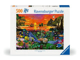 Turtle In The Reef | Ravensburger | 500 Pieces | Jigsaw Puzzle - Puzzles +