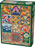 Twelve Days Of Christmas Quilt | Cobble Hill | 1000 Pieces | Jigsaw Puzzle - Puzzles +