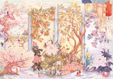 Twelve Flowers | Botop Blackcard | 1000 Pieces | Jigsaw Puzzle - Puzzles +