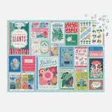 Botanist Bookshelf - Ever Upward | Galison | 1000 Pieces | Jigsaw Puzzle