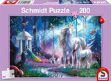 Unicorn With Foal | Schmidt | 200 Pieces | Jigsaw Puzzle - Puzzles +