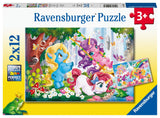 Unicorns At Play | Ravensburger | 2 x 12 Pieces | Jigsaw Puzzle - Puzzles +