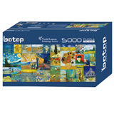 Van Gogh 38 in 1 | Botop Blackcard | 5000 Pieces | Jigsaw Puzzle - Puzzles +