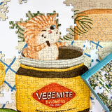 Vegemite And Cats - Miss Wenly | The Puzzle Collab | 500 Pieces | Jigsaw Puzzle - Puzzles +