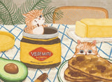 Vegemite And Cats - Miss Wenly | The Puzzle Collab | 99 Pieces | Micro Jigsaw Puzzle - Puzzles +
