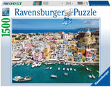 View of Procida | Ravensburger | 1500 Pieces | Jigsaw Puzzle - Puzzles +