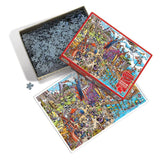 Viking Village | Doodletown | Cobble Hill | 1000 Pieces | Jigsaw Puzzle - Puzzles +
