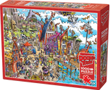 Viking Village | Doodletown | Cobble Hill | 1000 Pieces | Jigsaw Puzzle - Puzzles +