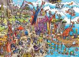 Viking Village | Doodletown | Cobble Hill | 1000 Pieces | Jigsaw Puzzle - Puzzles +