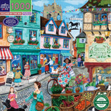 Village by Sea - Miranda Sofroniou | Eeboo | 1000 Pieces | Jigsaw Puzzle - Puzzles +