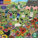 Village Orchard - Vanessa Bowman | Eeboo | 1000 Pieces | Jigsaw Puzzle - Puzzles +