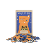 Vincent Cat Gogh - Nia Gould | Happily | 99 Pieces | Mini Jigsaw Puzzle - Puzzles +
