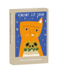 Vincent Cat Gogh - Nia Gould | Happily | 99 Pieces | Mini Jigsaw Puzzle - Puzzles +