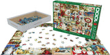 Vintage Christmas Cards | Eurographics | 1000 Pieces | Jigsaw Puzzle - Puzzles +