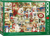 Vintage Christmas Cards | Eurographics | 1000 Pieces | Jigsaw Puzzle - Puzzles +