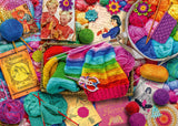 Vintage Knitting And Crochet - Aimee Stewart | Ravensburger | 1000 Pieces | Jigsaw Puzzle - Puzzles +